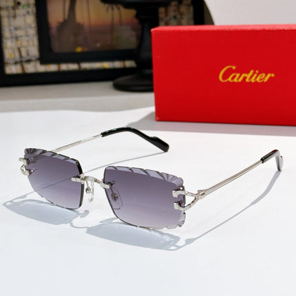 CARTIER 26S RIMLESS GEOMETRIC FRAME IN METAL 441534