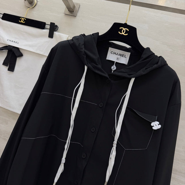 CHANEL 26S HOODED SHIRT STYLE 1024