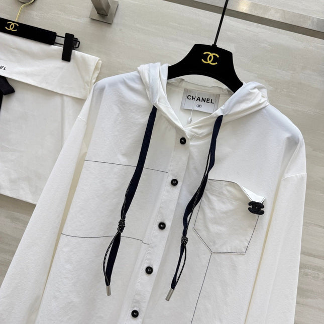CHANEL 26S HOODED SHIRT STYLE 1023