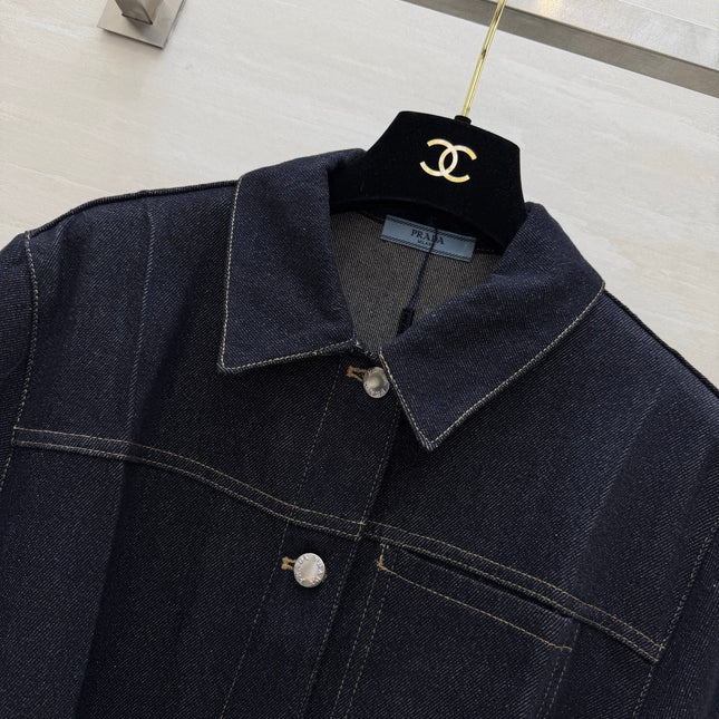 PRADA 26S DENIM SHIRT DRESS STYLE 897