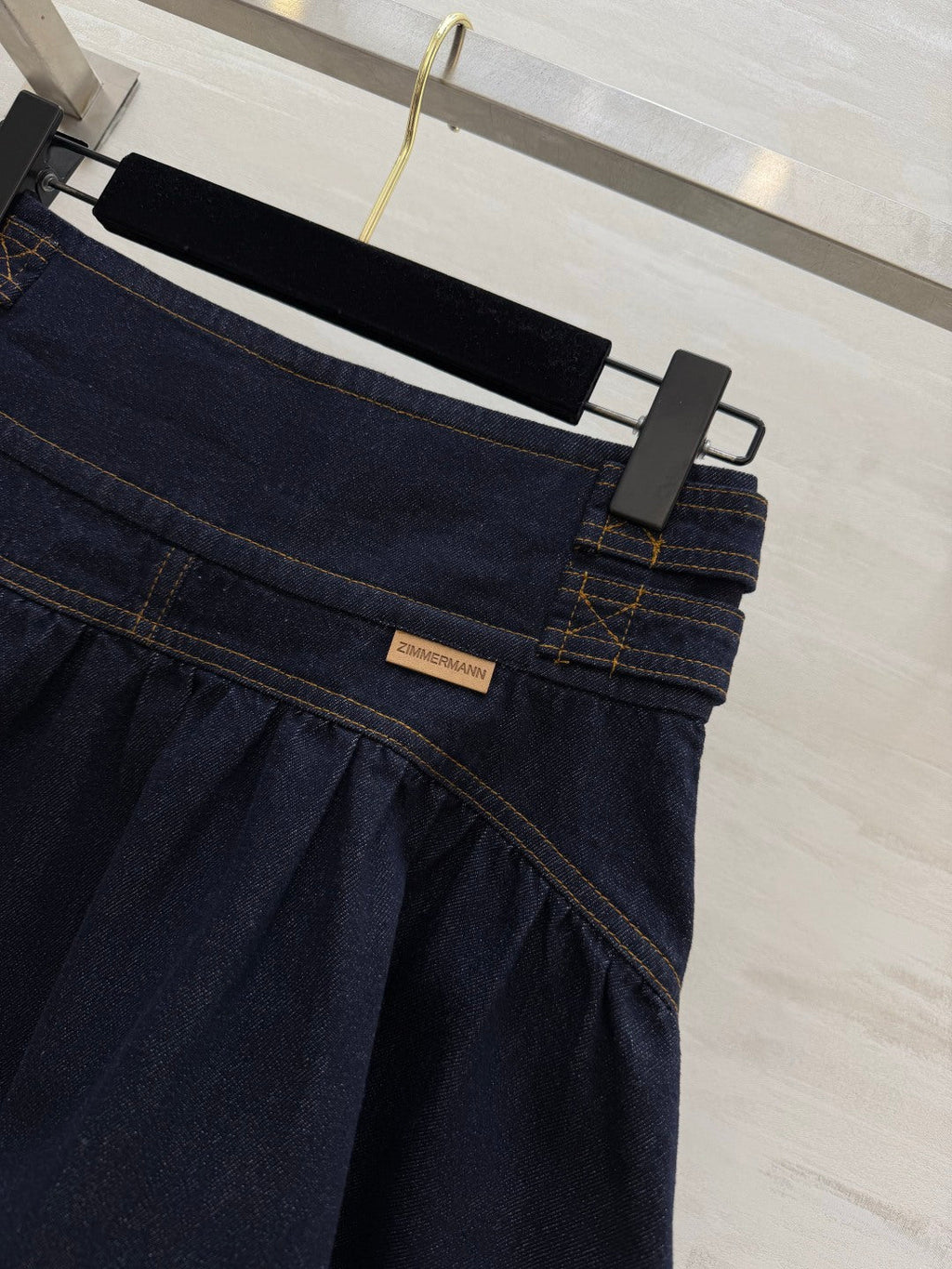 ZIMMERMANN 26S DENIM SKIRT STYLE 40