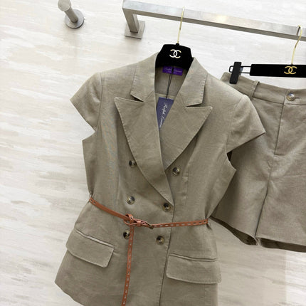 RALPH LAUREN 26S BLAZER AND SHORTS SET 501