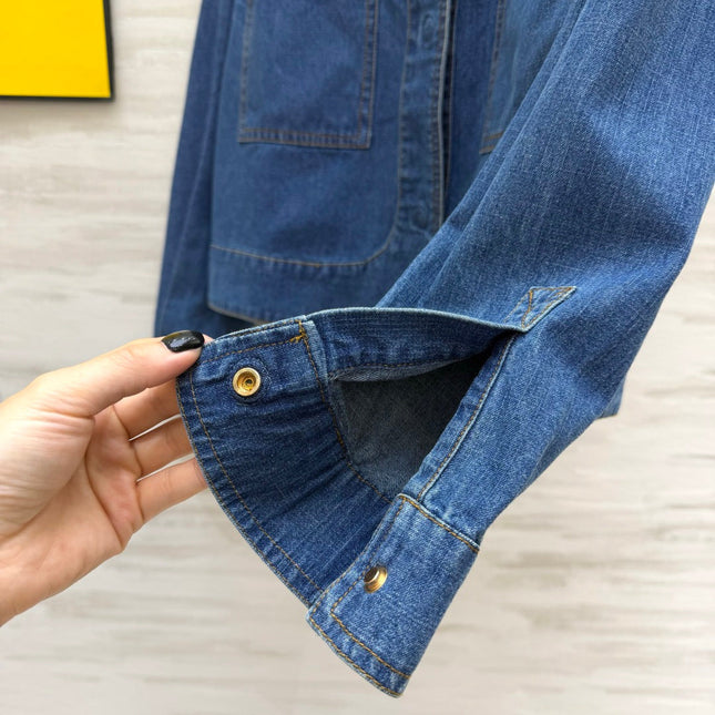 FENDI 26S DENIM JACKET 410