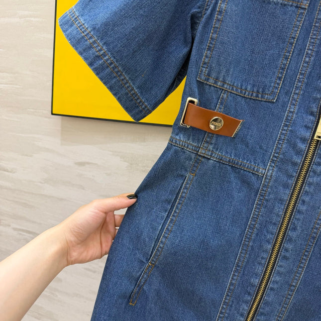 FENDI 26S DENIM DRESS 408