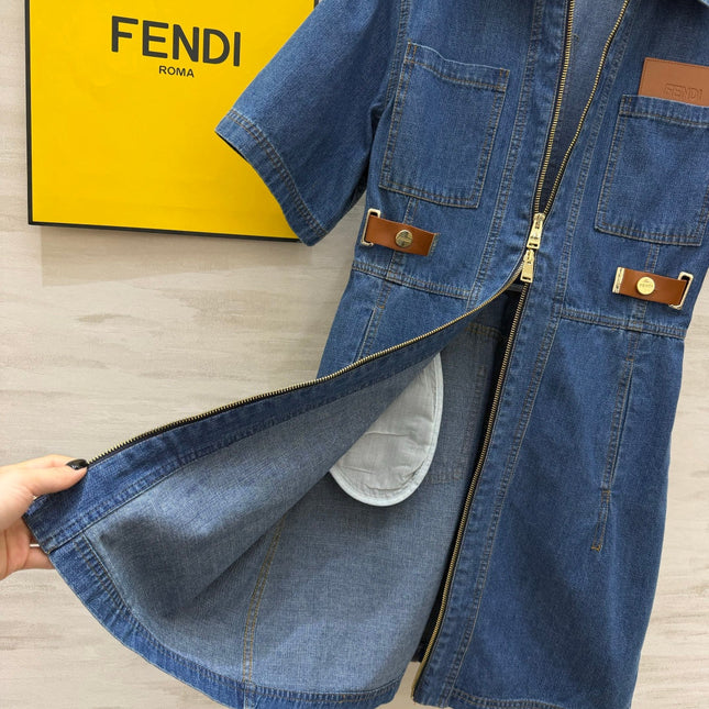FENDI 26S DENIM DRESS 408