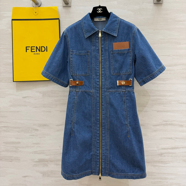 FENDI 26S DENIM DRESS 408