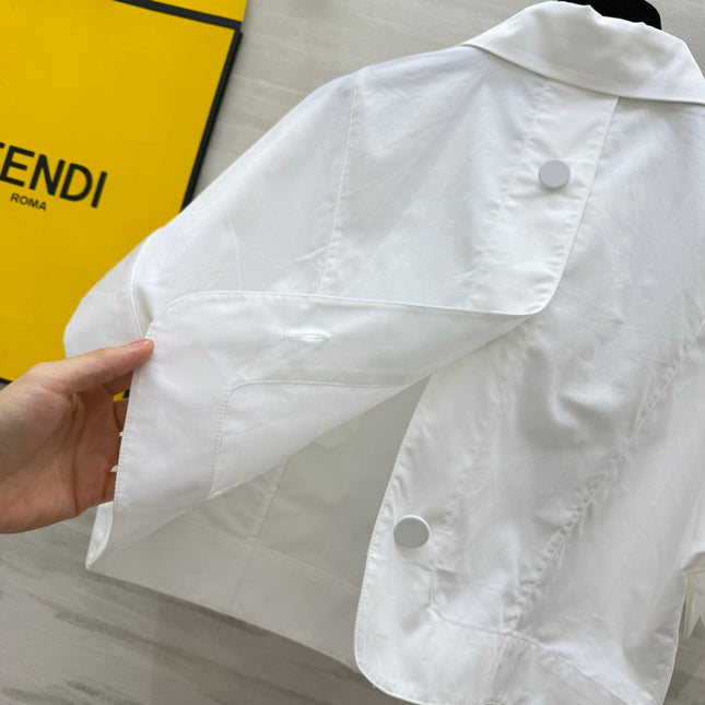 FENDI 26S CROPPED SHIRT 385