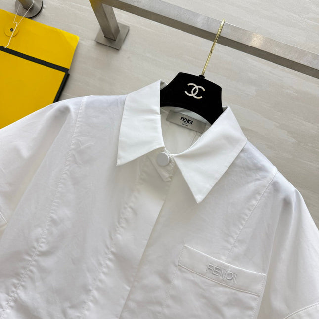 FENDI 26S CROPPED SHIRT 385