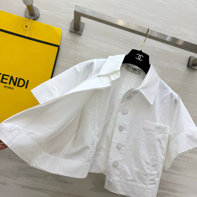 FENDI 26S CROPPED SHIRT 385