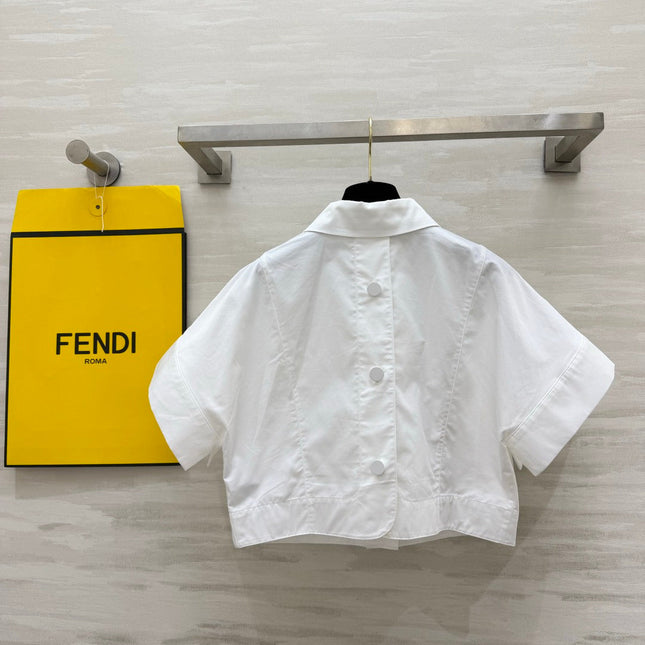 FENDI 26S CROPPED SHIRT 385