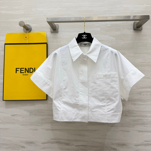 FENDI 26S CROPPED SHIRT 385