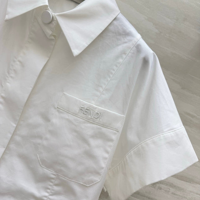 FENDI 26S CROPPED SHIRT 385