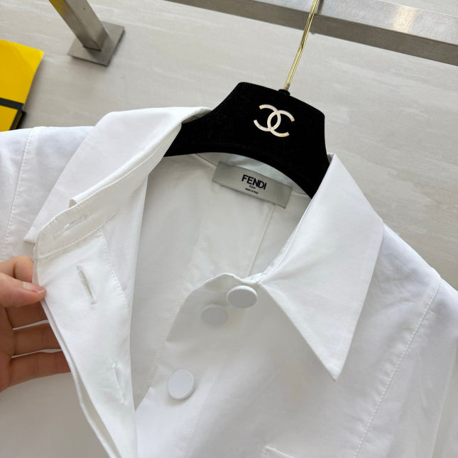 FENDI 26S CROPPED SHIRT 385