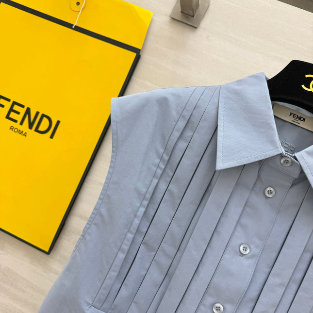 FENDI 26S SLEEVELESS SHIRT 361