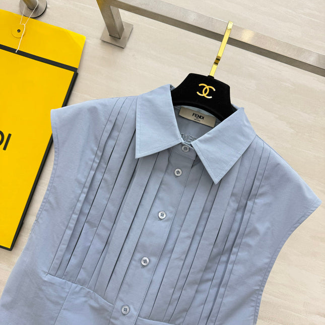 FENDI 26S SLEEVELESS SHIRT 361