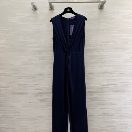 RALPH LAUREN 26S COLOR BLOCK MAXI SLIT DRESS 435