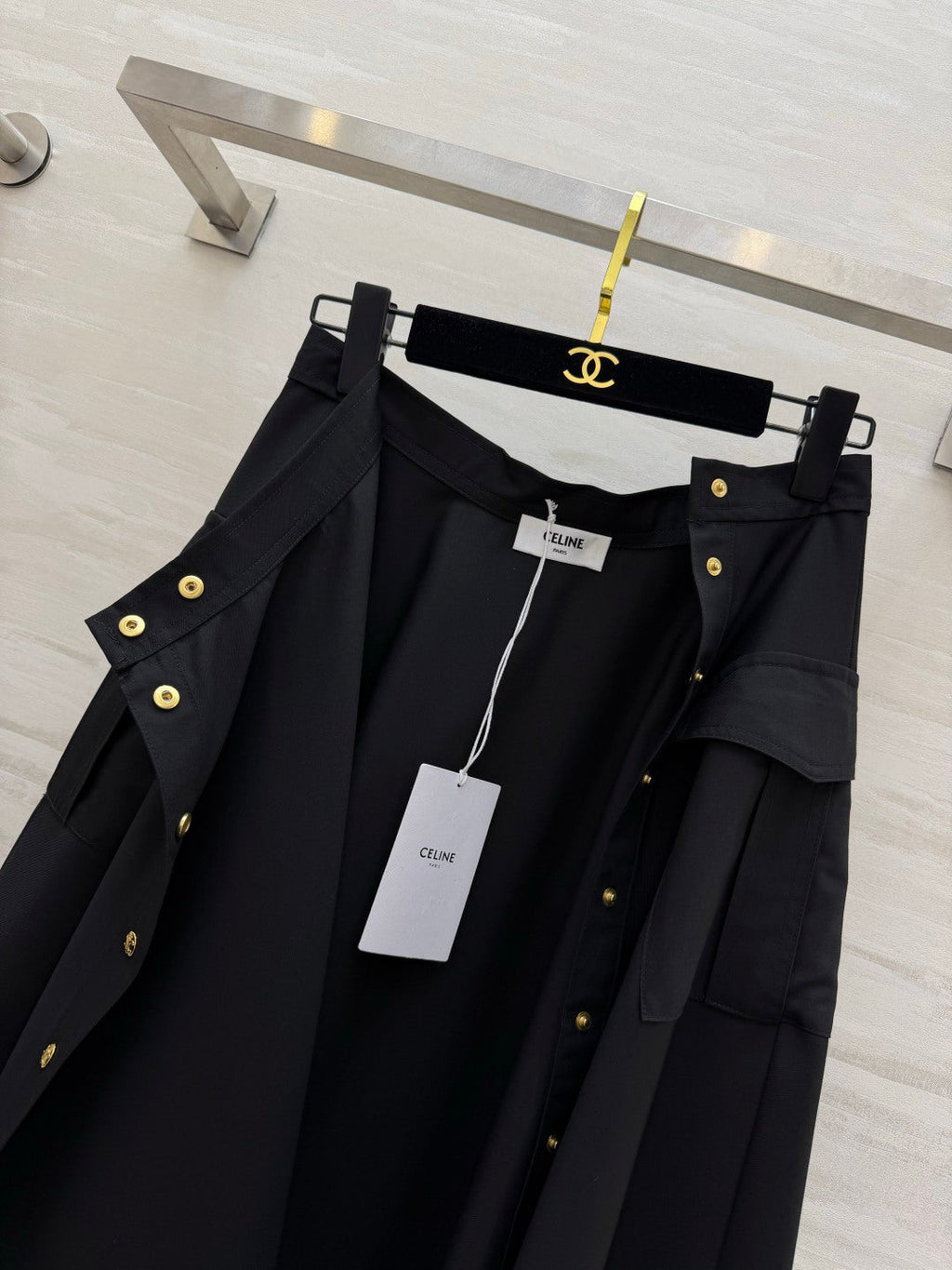 CELINE 26S A-LINE MINI SKIRT 435