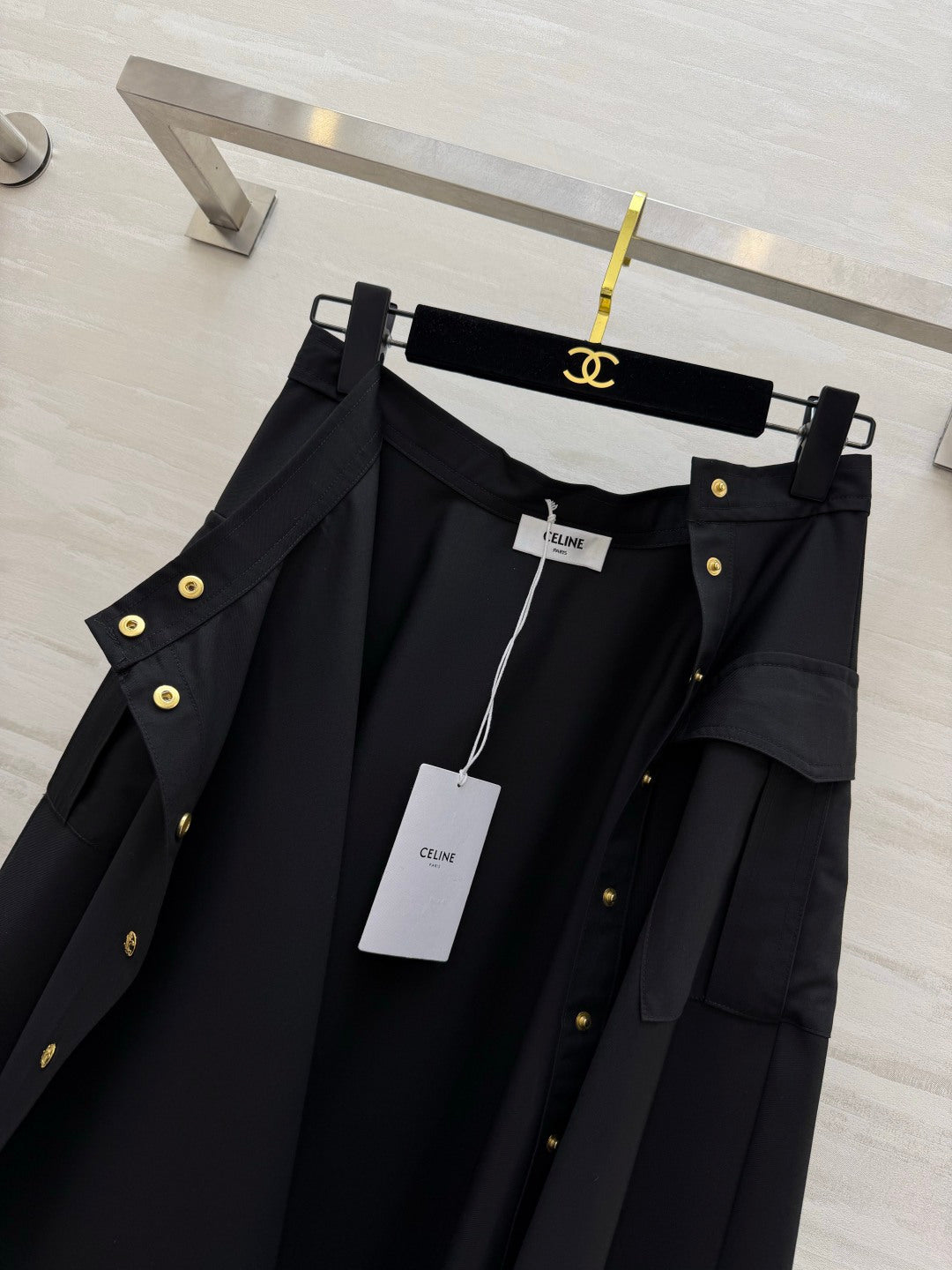 CELINE 26S A-LINE MINI SKIRT 435