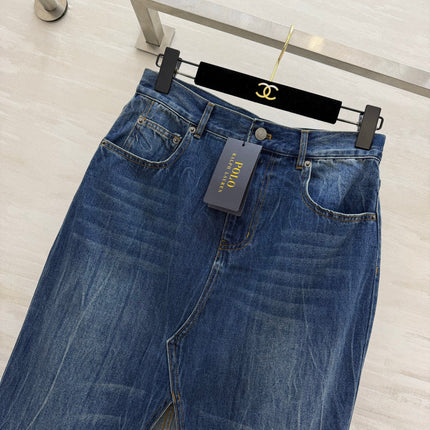 RALPH LAUREN 26S DENIM SKIRT 425