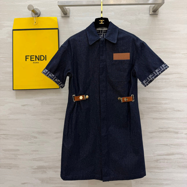 FENDI 26S DENIM DRESS 324