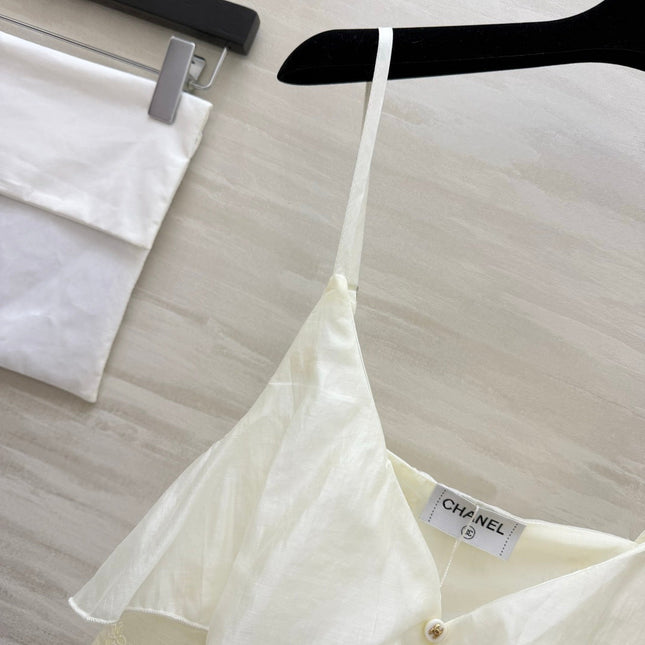 CHANEL 26S RUFFLE CAMI TOP 1471
