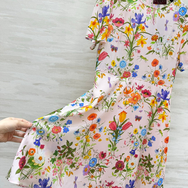 GUCCI 26S SHORT-SLEEVE MINI DRESS 398