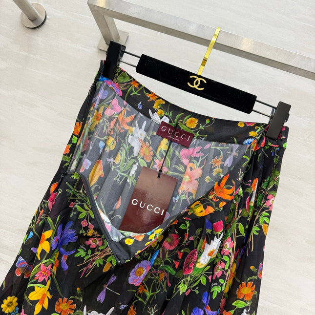 GUCCI 26S PLEATED MIDI SKIRT 397
