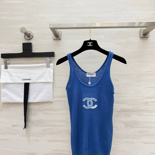 CHANEL 26S KNIT CAMISOLE TOP 1442