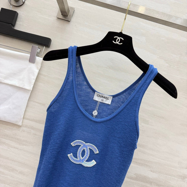 CHANEL 26S KNIT CAMISOLE TOP 1442