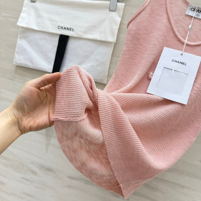 CHANEL 26S KNIT CAMISOLE TOP 1441