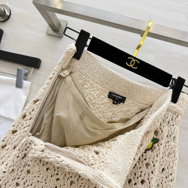 CHANEL 26S KNIT MIDI SKIRT 1423