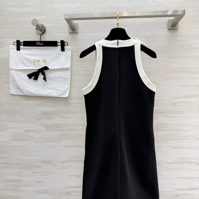 DIOR 26S SLEEVELESS A-LINE DRESS WITH BOW 1399