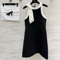 DIOR 26S SLEEVELESS A-LINE DRESS WITH BOW 1399