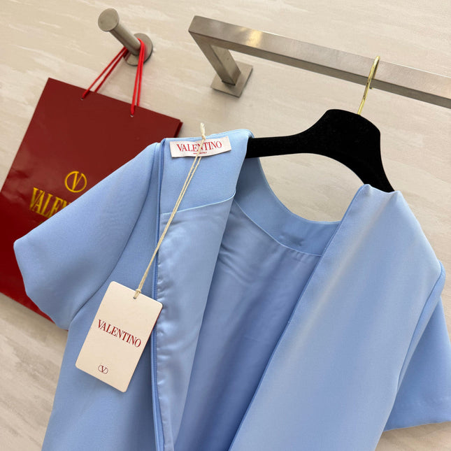 VALENTINO 26S SHORT-SLEEVE MINI DRESS 395
