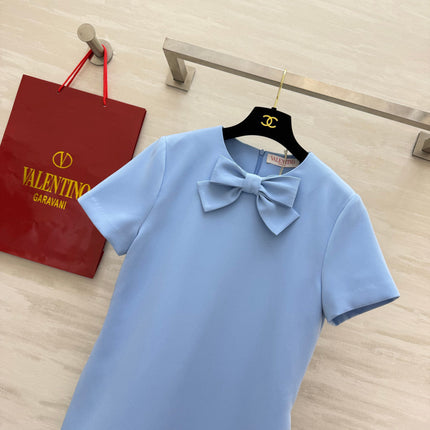 VALENTINO 26S SHORT-SLEEVE MINI DRESS 395