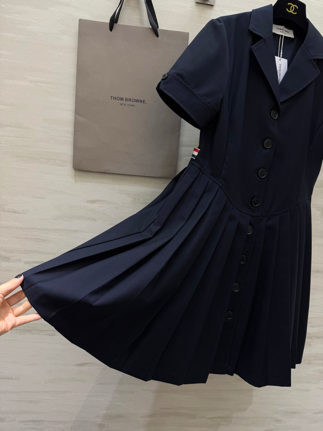 THOM 26S PLEATED DRESS STYLE 222