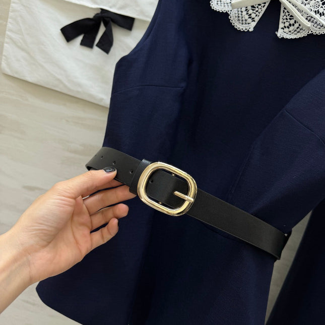 DIOR 26S TWO-PIECE SET WITH LACE-COLLAR TOP AND SKIRT 1386