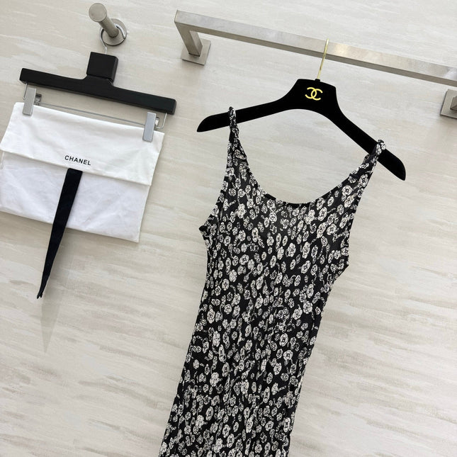 CHANEL 26S FLORAL MAXI SLIP DRESS 1330