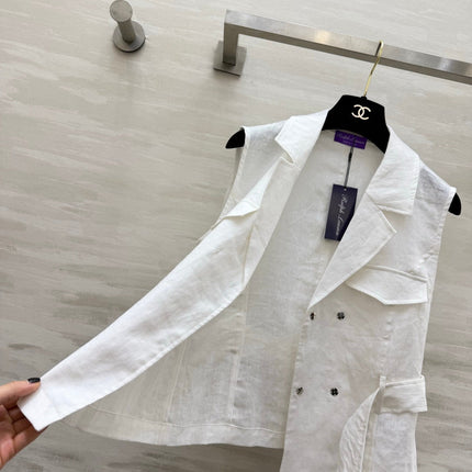 RALPH LAUREN 26S LINEN BLAZER 338