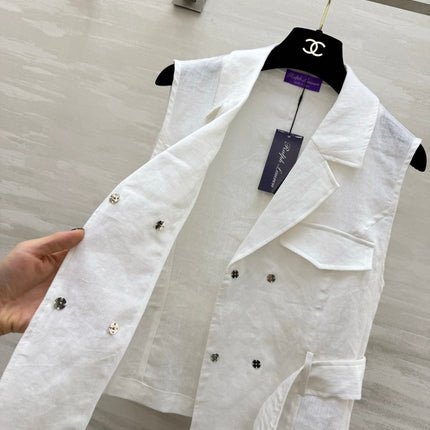 RALPH LAUREN 26S LINEN BLAZER 338