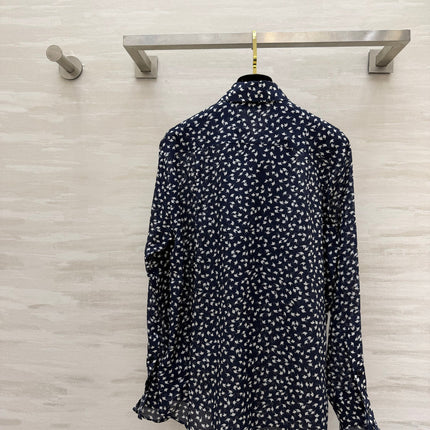 RALPH LAUREN 26S PRINTED SILK SHIRT 759