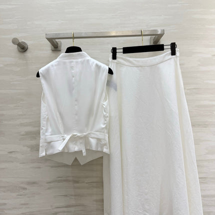 RALPH LAUREN 26S VEST AND SKIRT SET 746