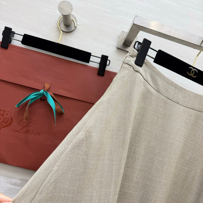LORO PIANA 26S SLEEVELESS VEST & MAXI SKIRT SET 892