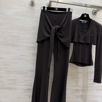 PRADA 26S THREE-PIECE KNIT SET 1342