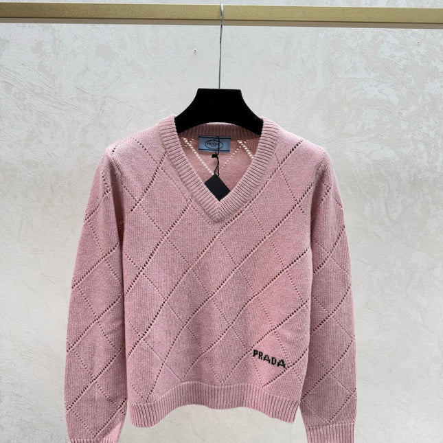 PRADA 25S V-NECK SWEATER 576