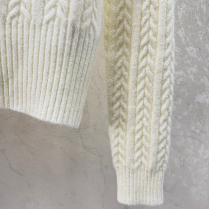 CHANEL 25S FUR-COLLAR CARDIGAN 516