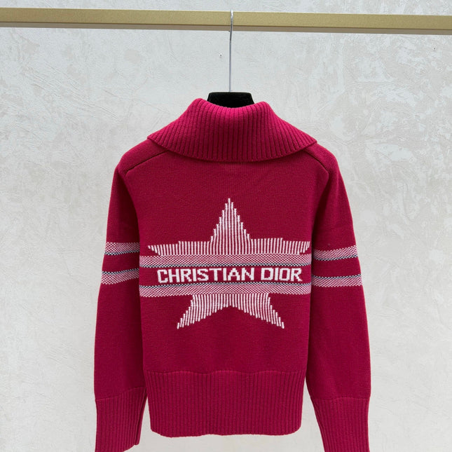 DIOR 25S SHAWL-COLLAR CARDIGAN 642