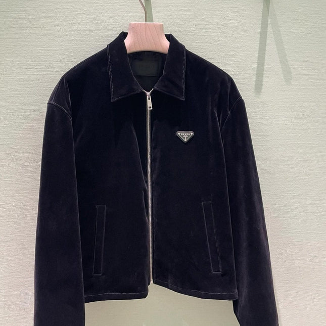 PRADA 25S VELVET JACKET 466