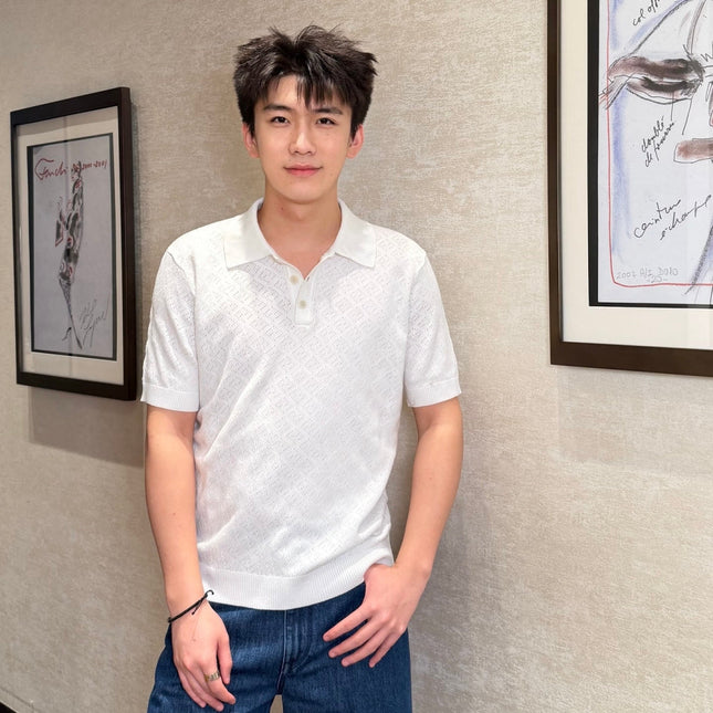 FENDI 26S KNIT POLO SHIRT 028