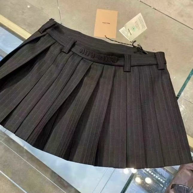 MIUMIU 26S PLEATED MINI SKIRT STYLE 1091